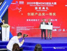 MEMS Drive won the first prize of 2020 China MEMS Industry Innovation Product Award